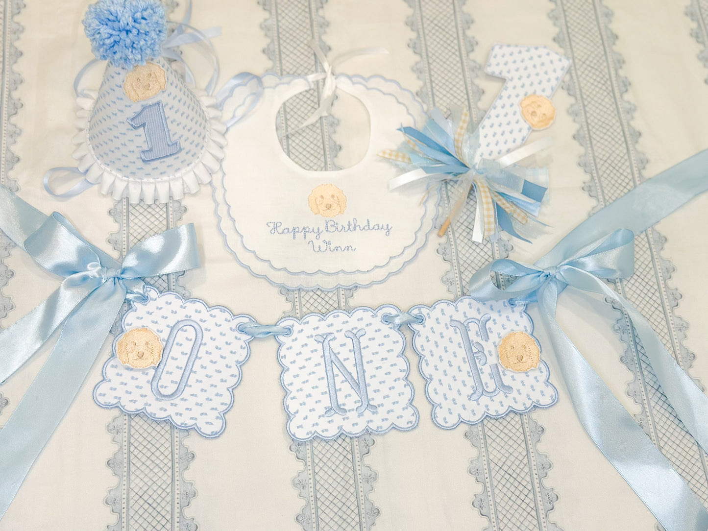 One Golden Year Birthday Banner/Suite