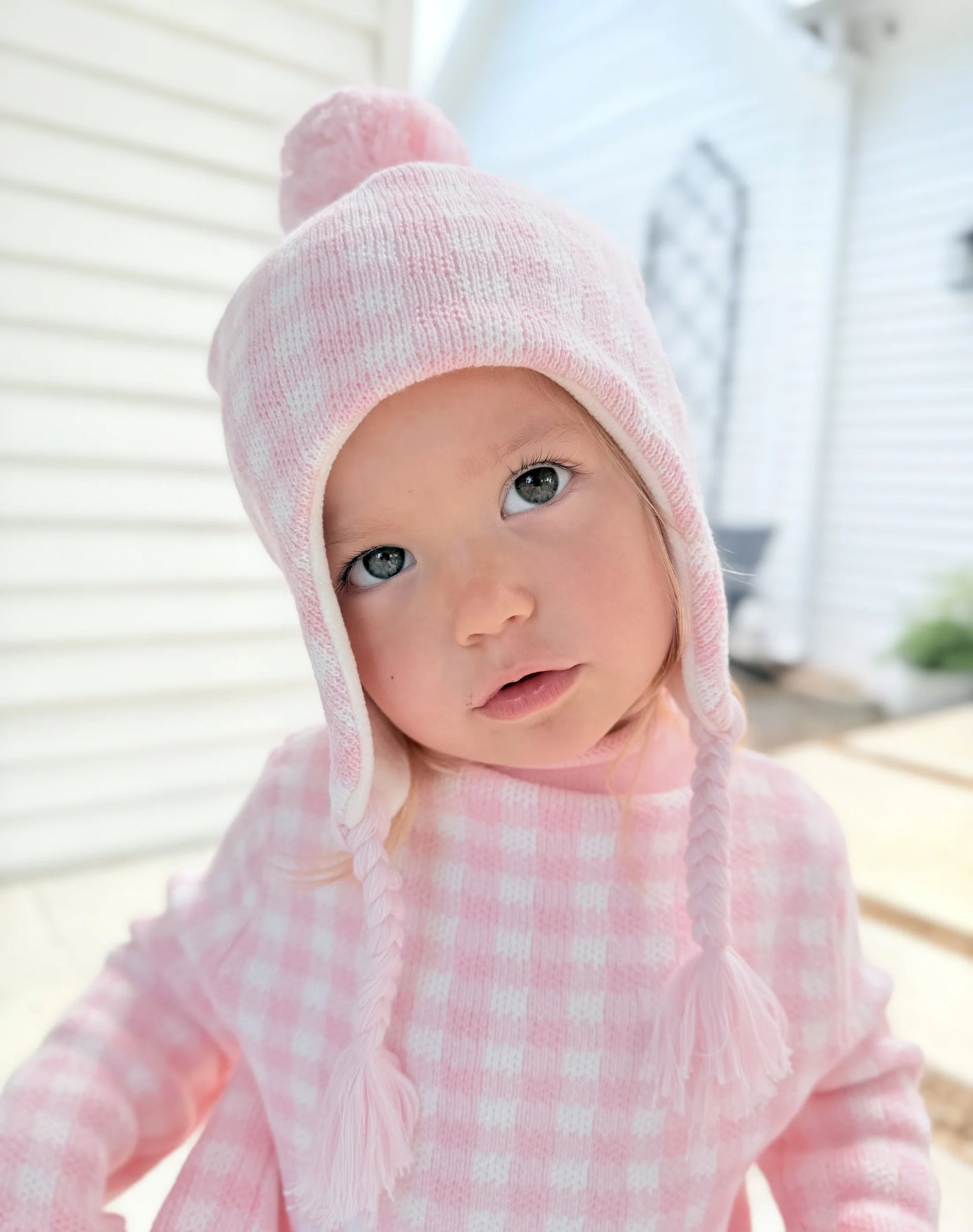 VL Gingham Winter Hat - early Nov TAT