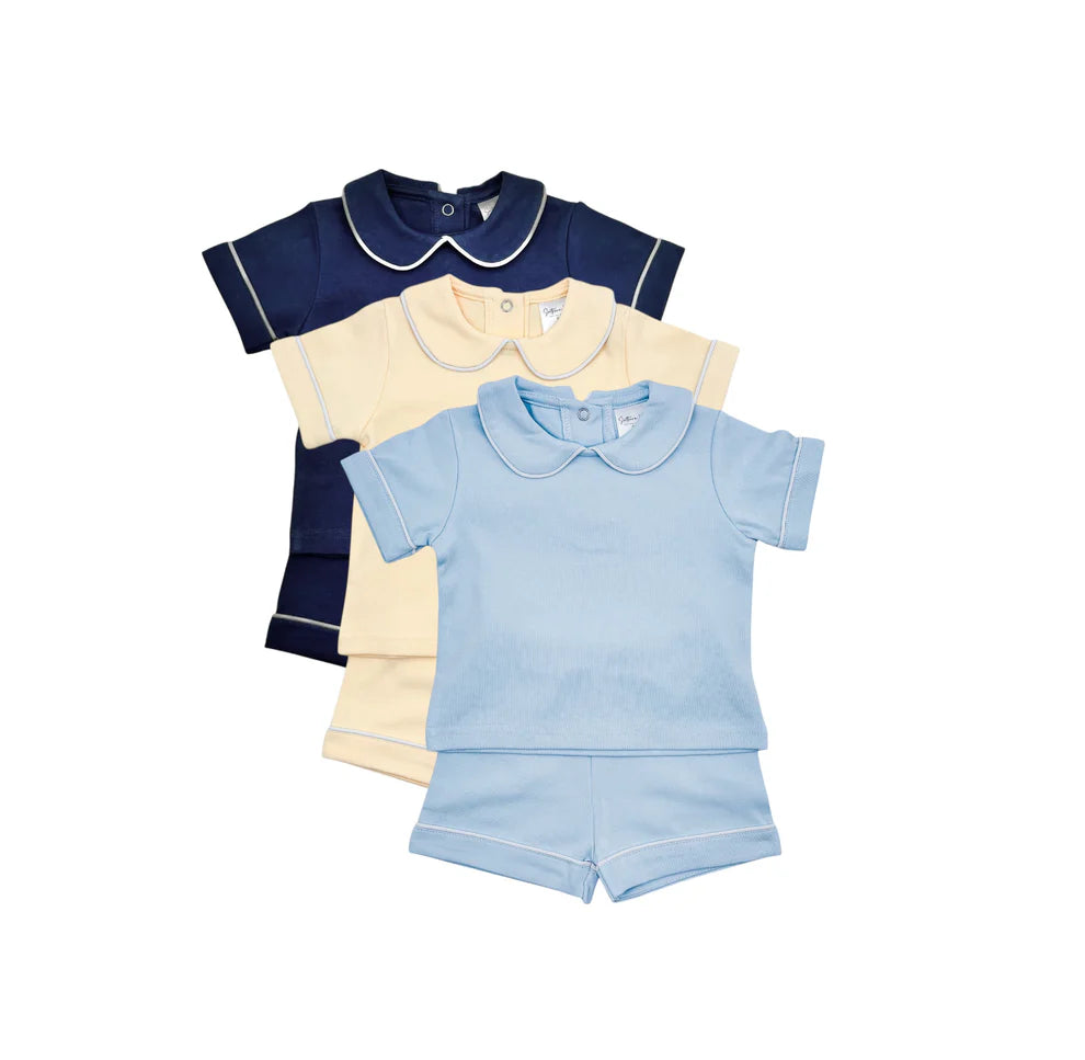 Collared Knit Short Set Bundle - 5/6 week TAT