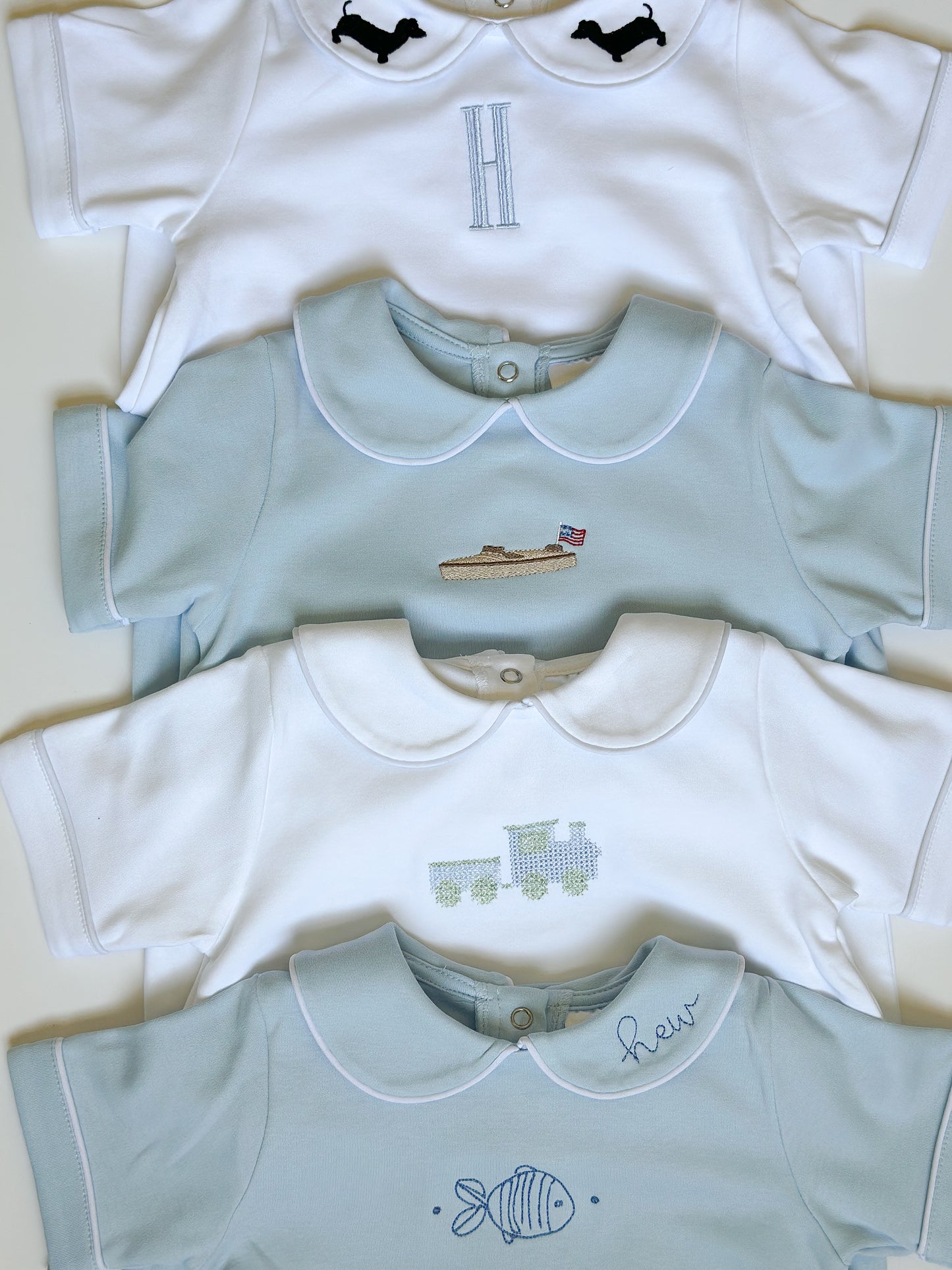 Peter Pan Collared Bubble Bundles - Short Sleeve - 5/6 week TAT