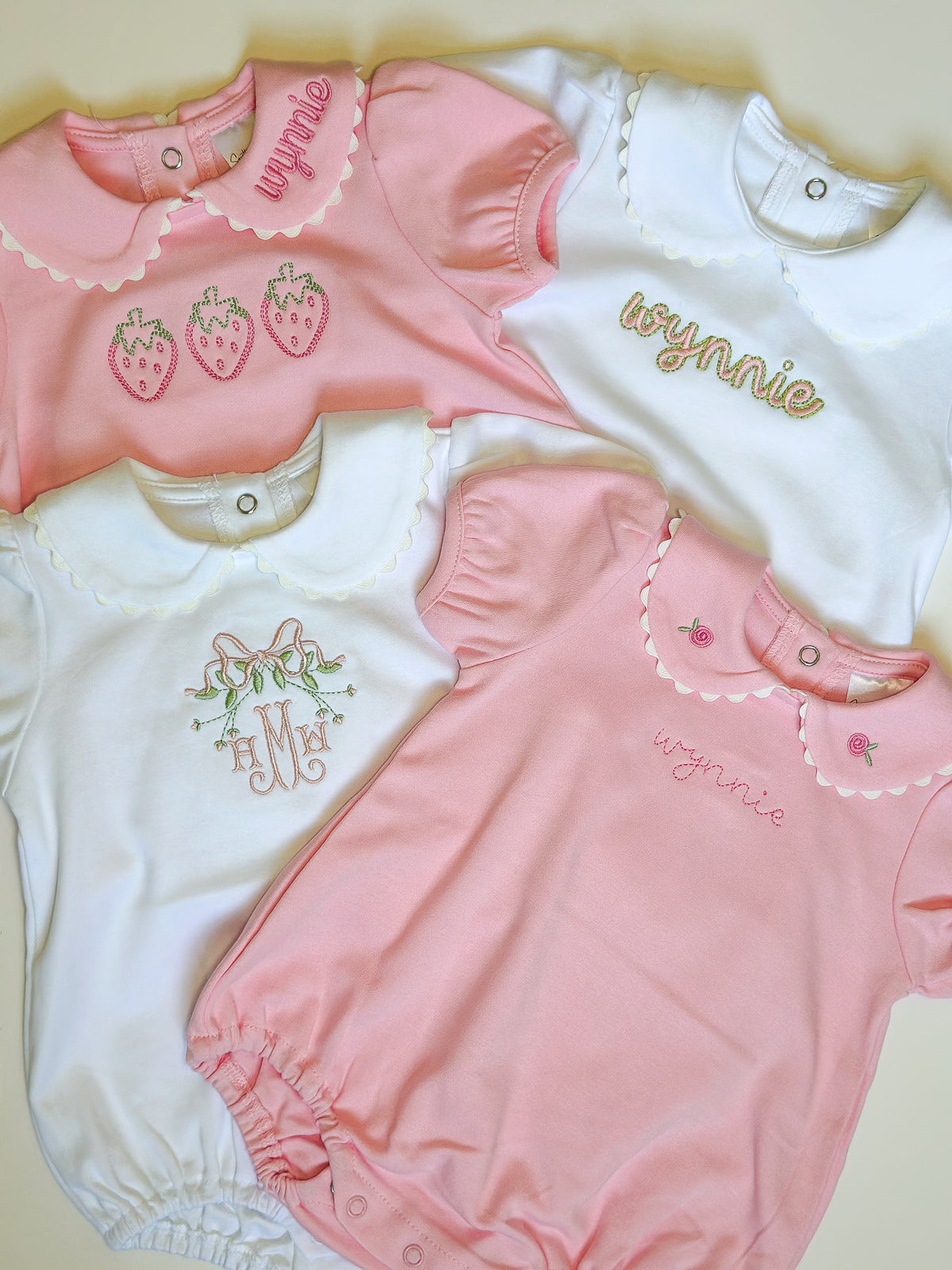 Ric Rac Trim Bubbles - short sleeve - 5 week TAT