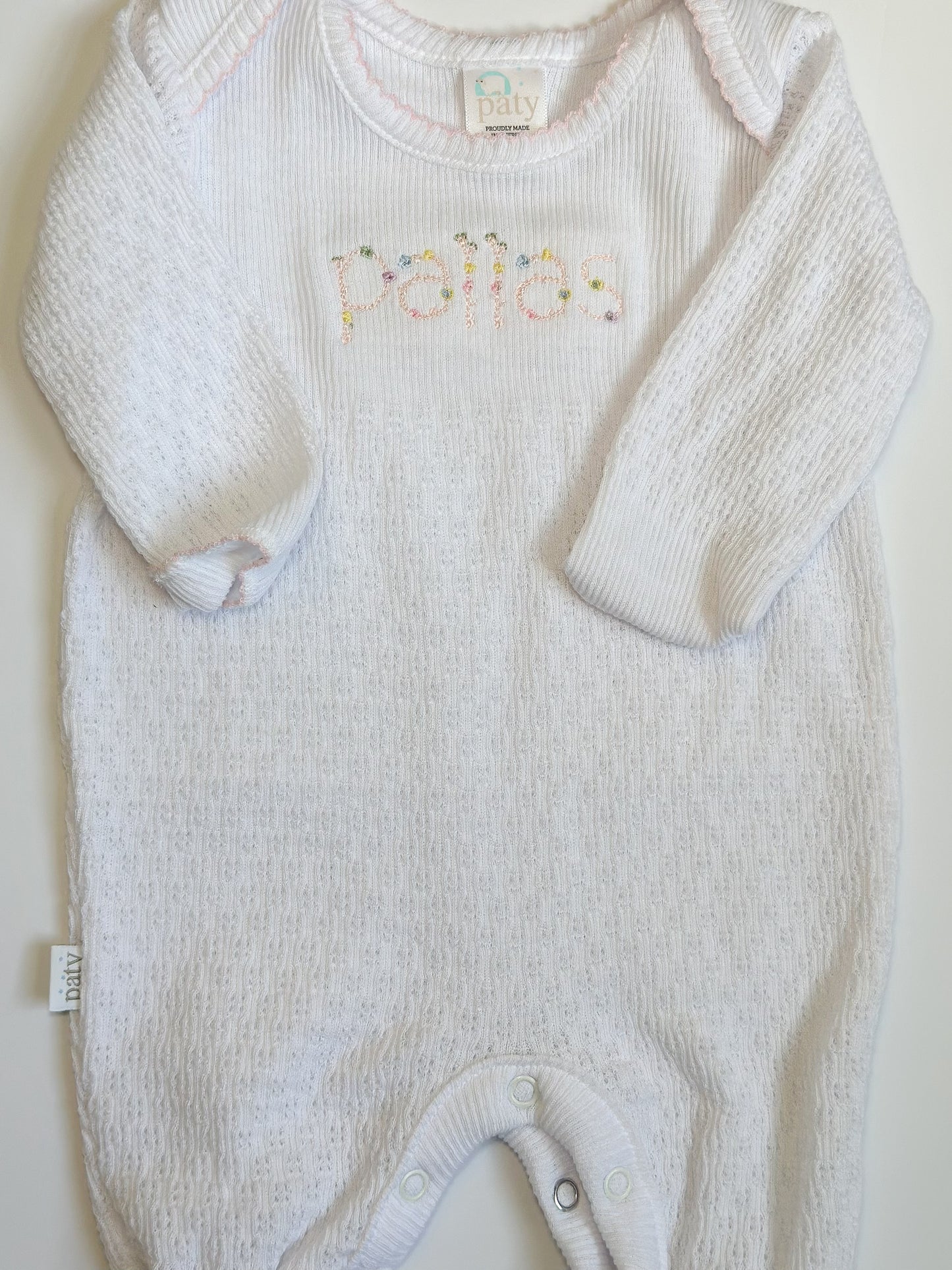 Paty Long Sleeve Lap Shoulder Romper
