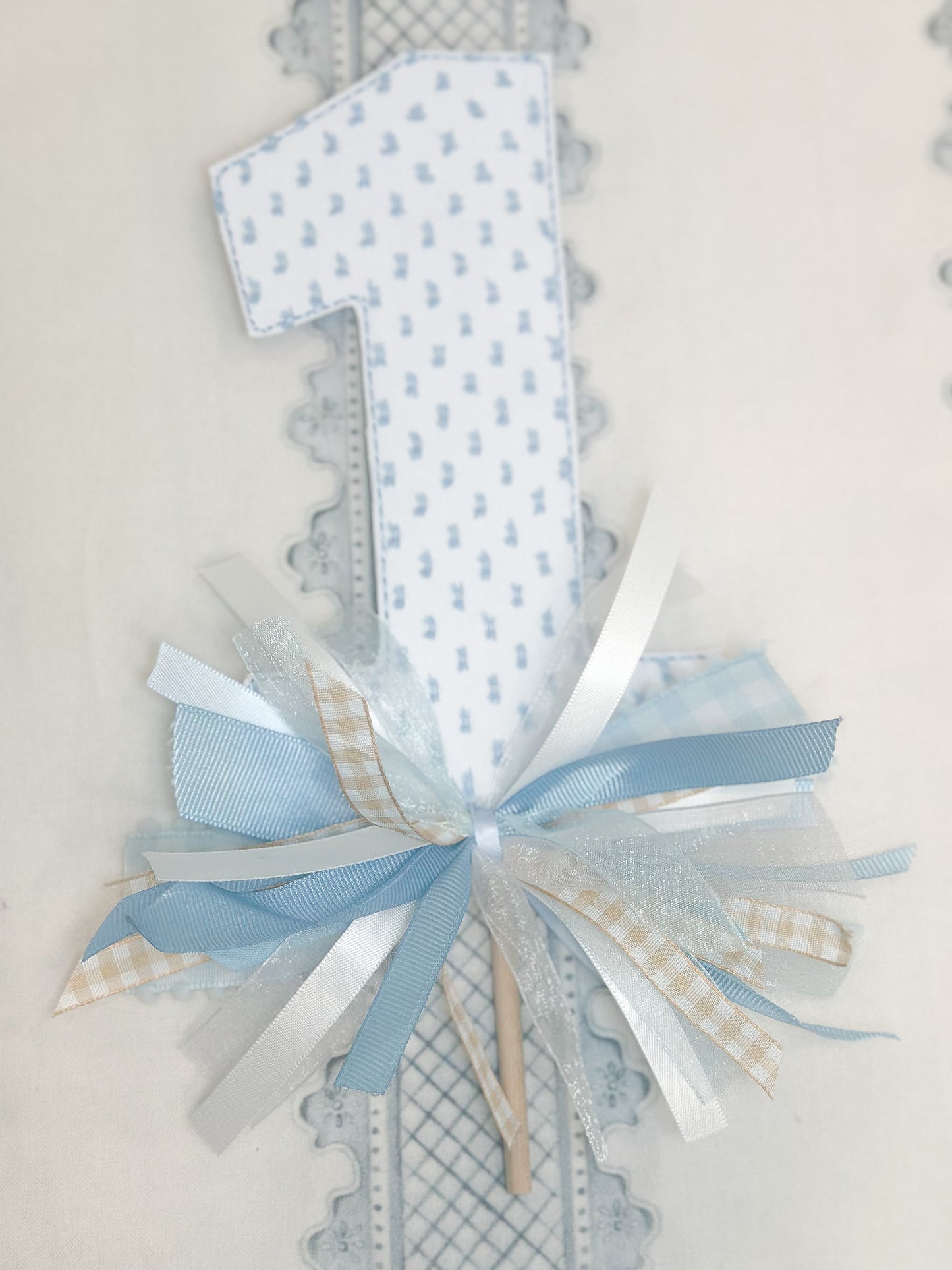 Numbered Cake Topper