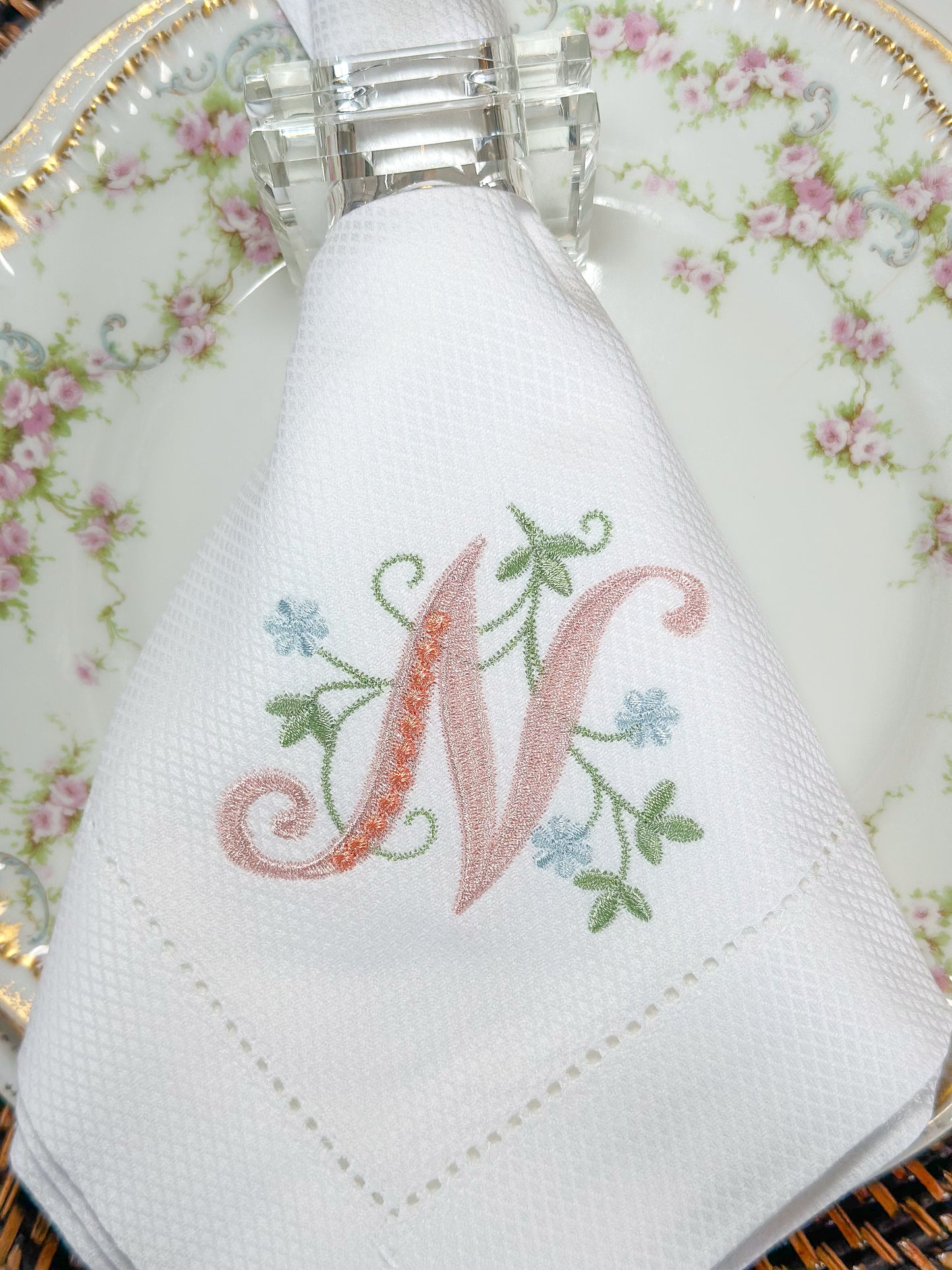 Hemstitched Dinner Napkins