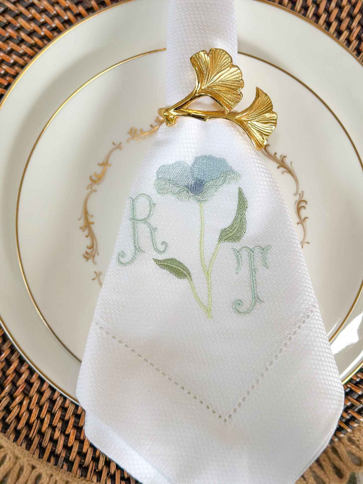 Hemstitched Dinner Napkins
