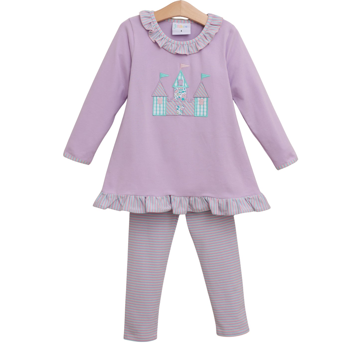 Jellybean Prince Palace Ruffle Pant Set