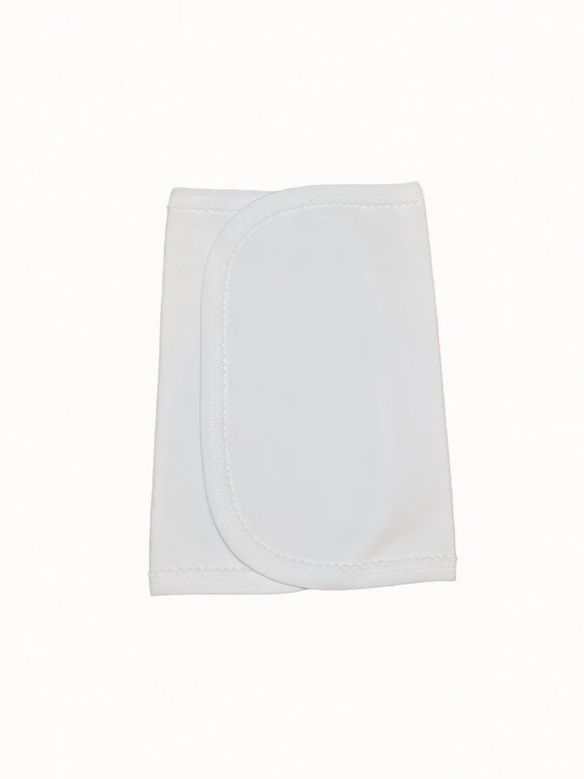 Picot Trim Burp Cloth and Bib Set