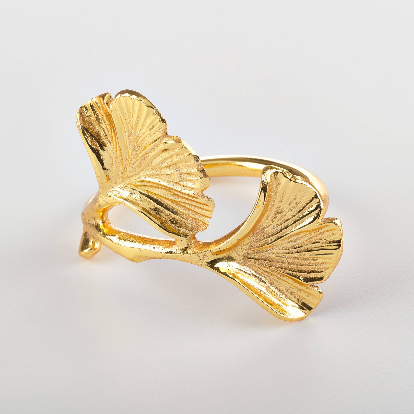 Gingko Napkin Ring s/o 4