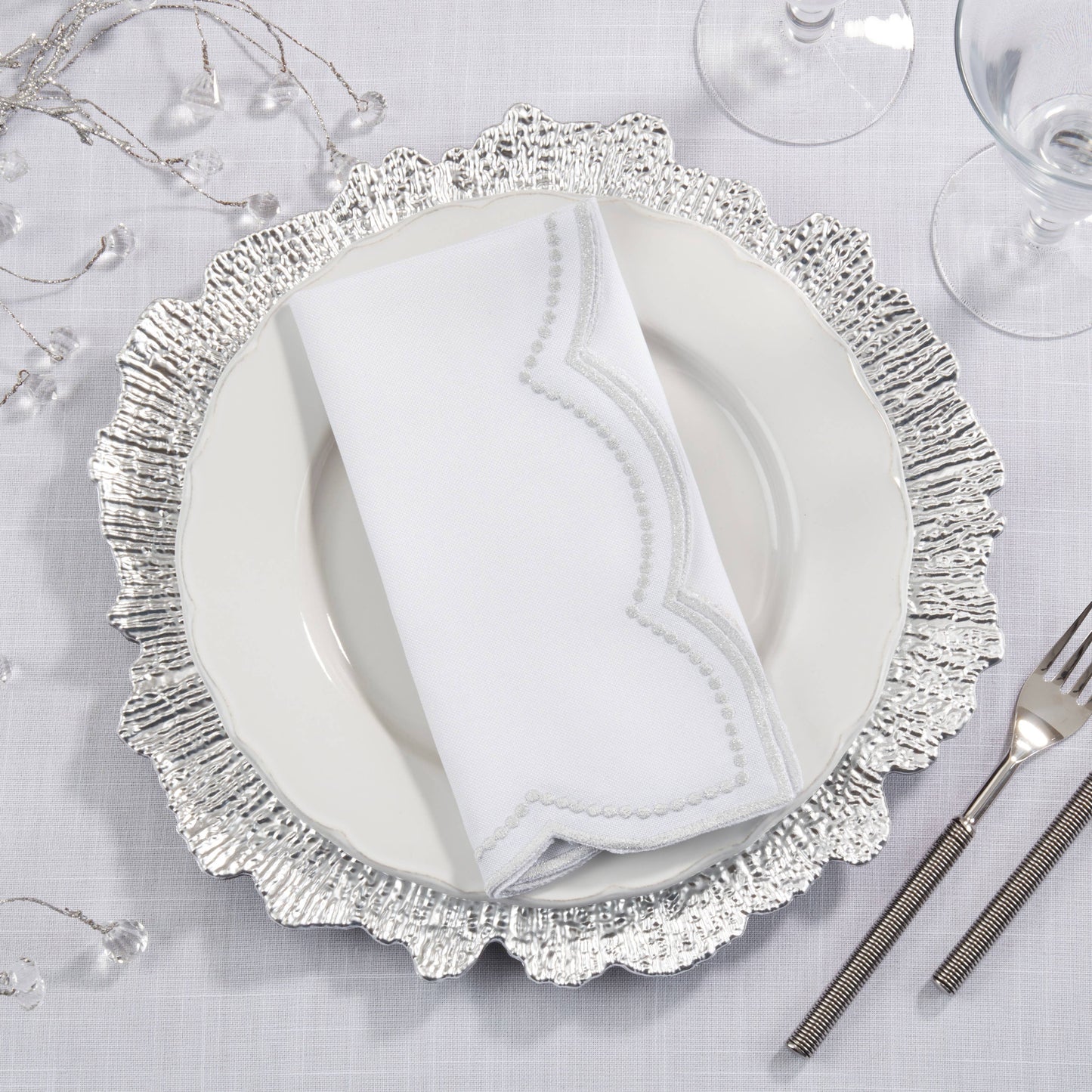 Scallop & Dots Napkins s/o 4