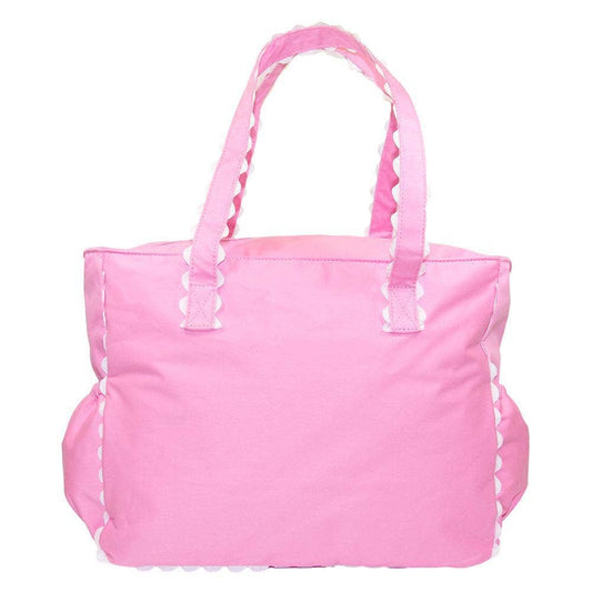 Pink RicRac Diaper Bag