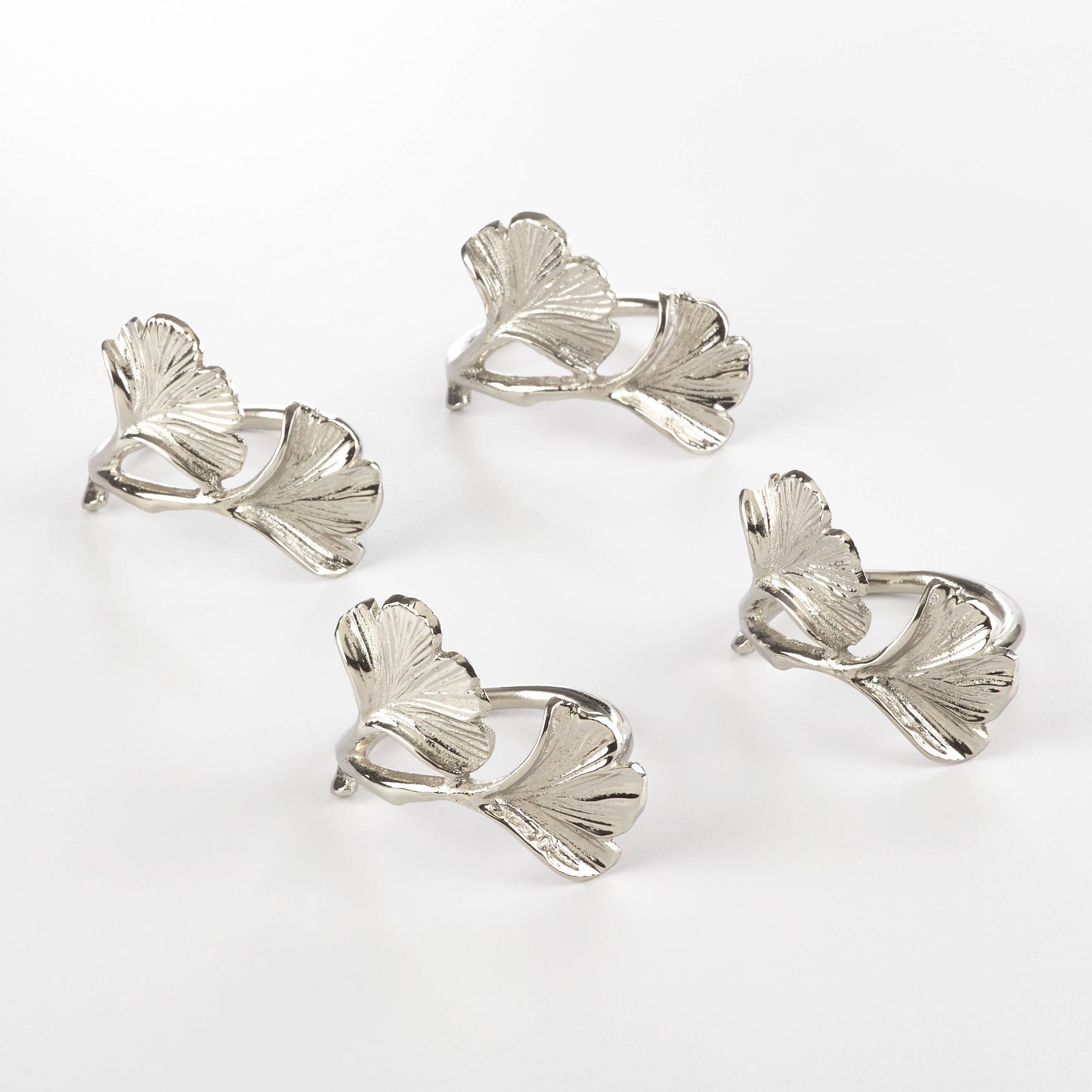 Gingko Napkin Ring s/o 4