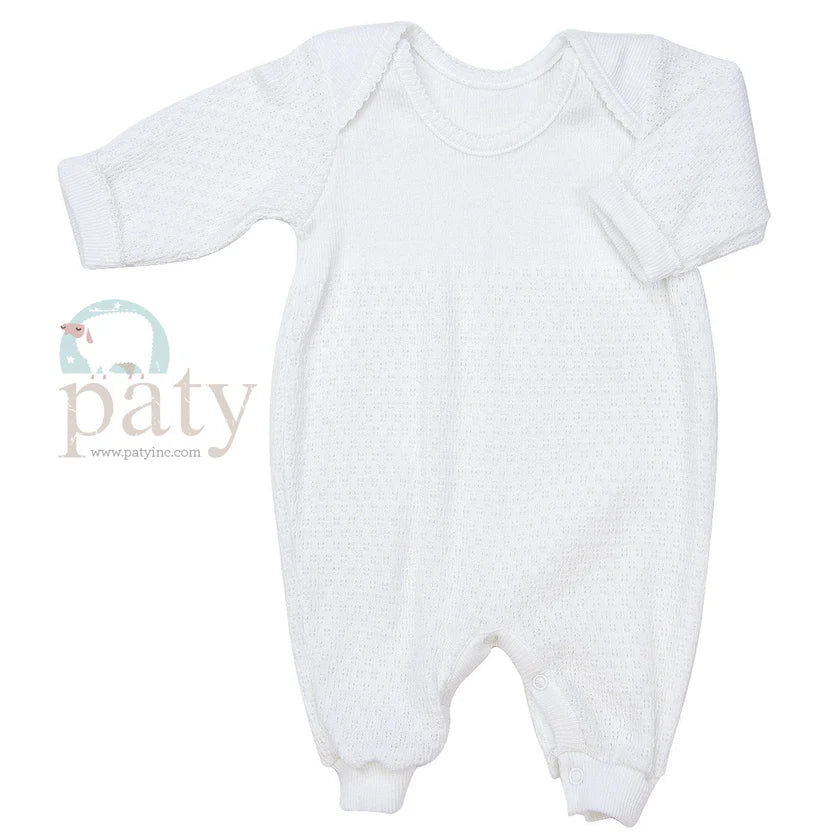 Paty Long Sleeve Lap Shoulder Romper