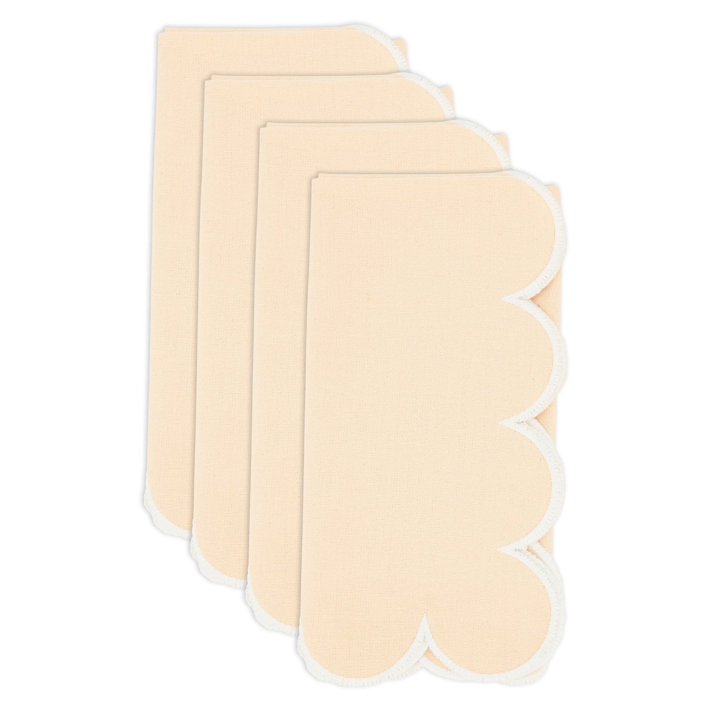 Scalloped Hem Napkin s/o 4