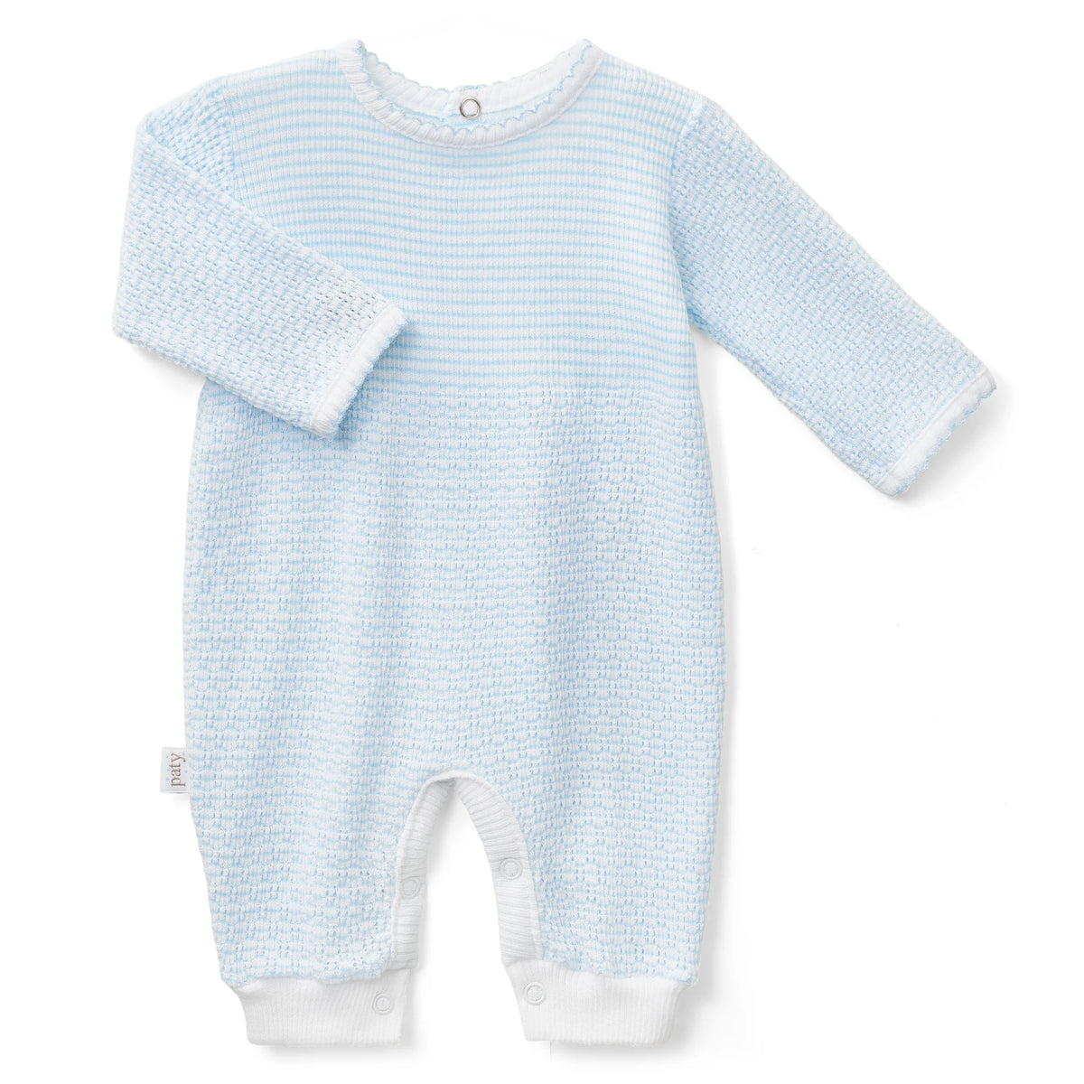 Paty Knit Long Sleeve Solid Colored Romper - Nov (anytime in Nov) TAT