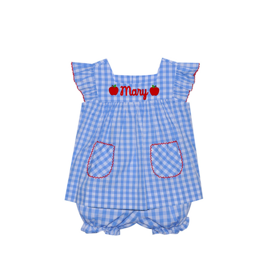 Girls Flutter Sleeve Bloomer Set