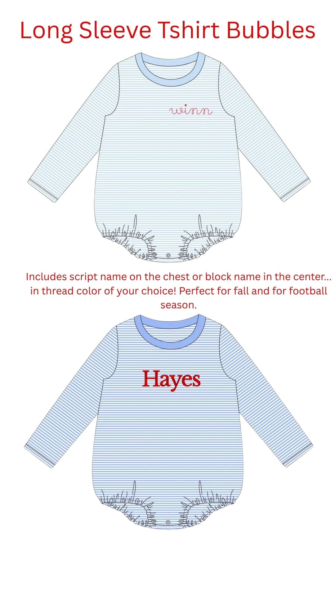 Football Stripes Order - LIMITED CAPACITY - ships mid Oct!