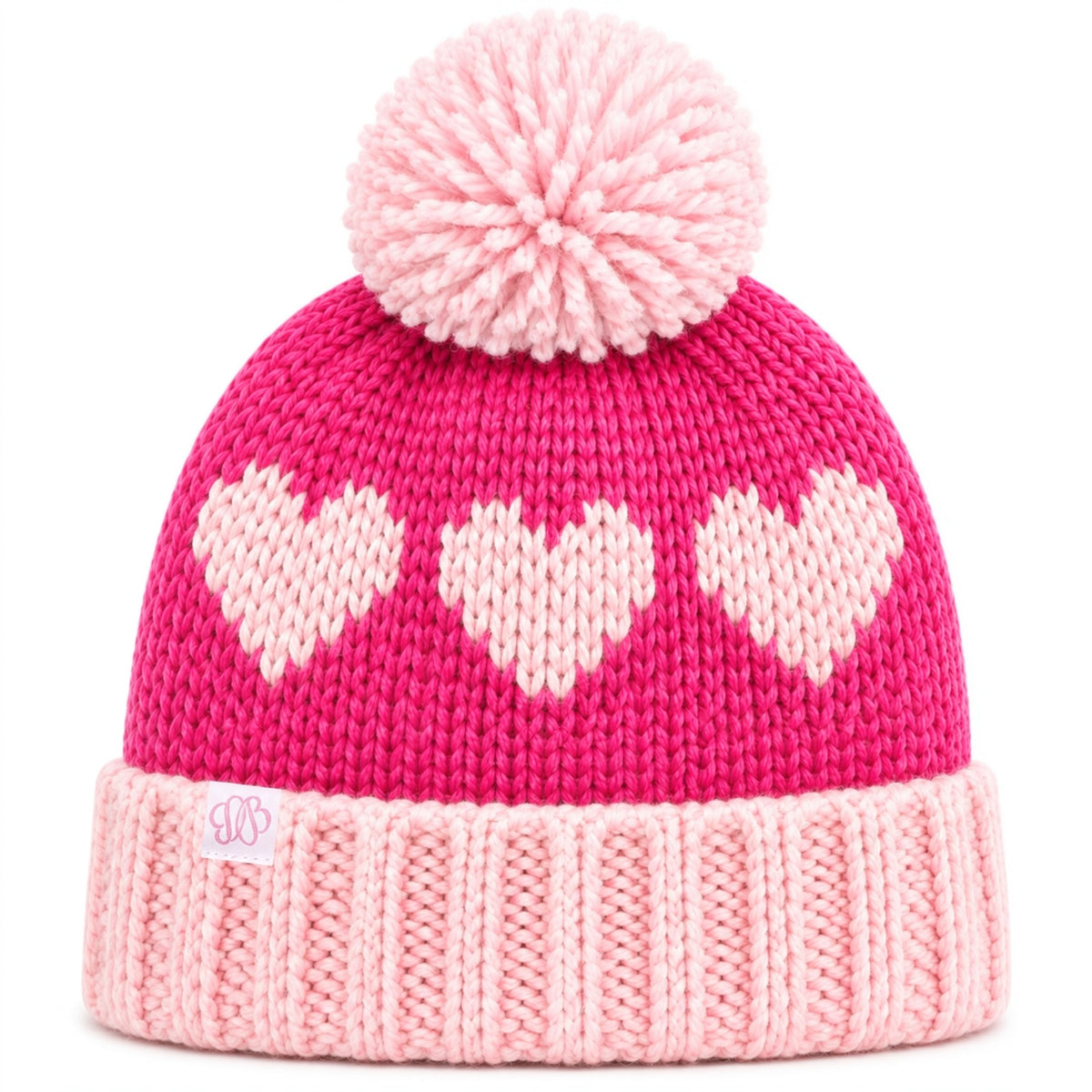 Heart Bobble Hat