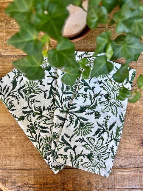 Pine Green Napkins s/o 4