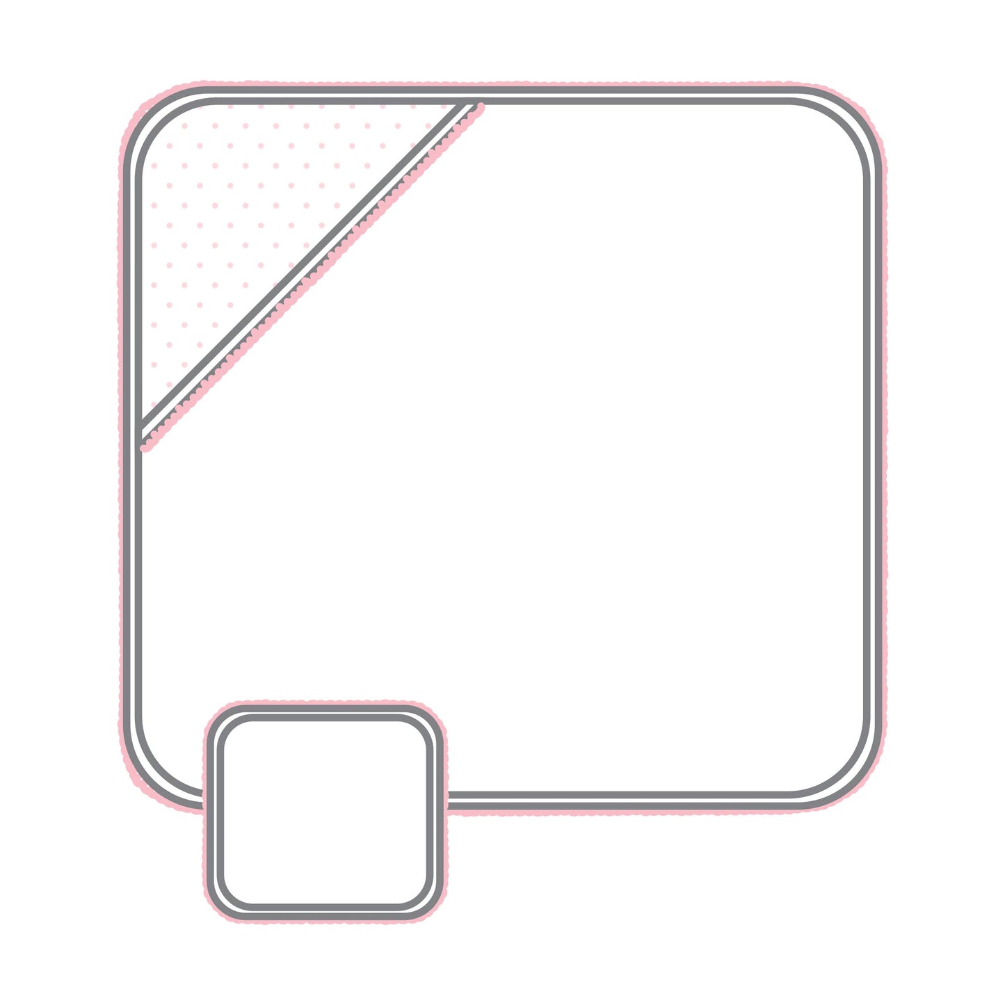 Mini Dots Towel Set - Pink