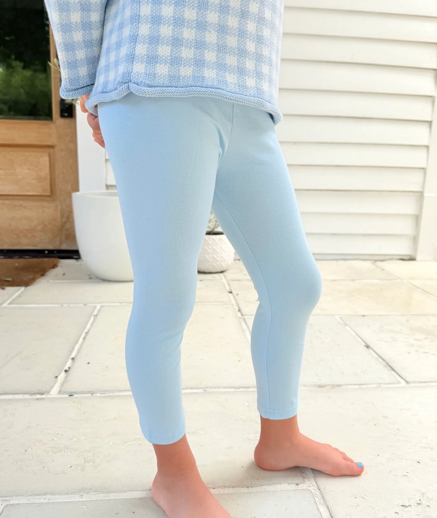 VL Girls' Leggings - Pair with Gingham Sweaters - early Nov Turnaround.