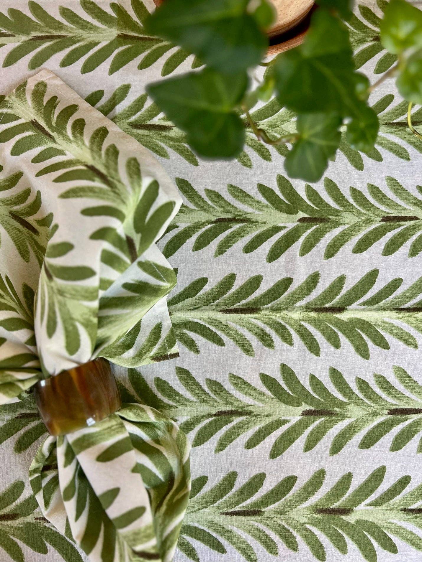 Moss Green Napkins - s/o 4