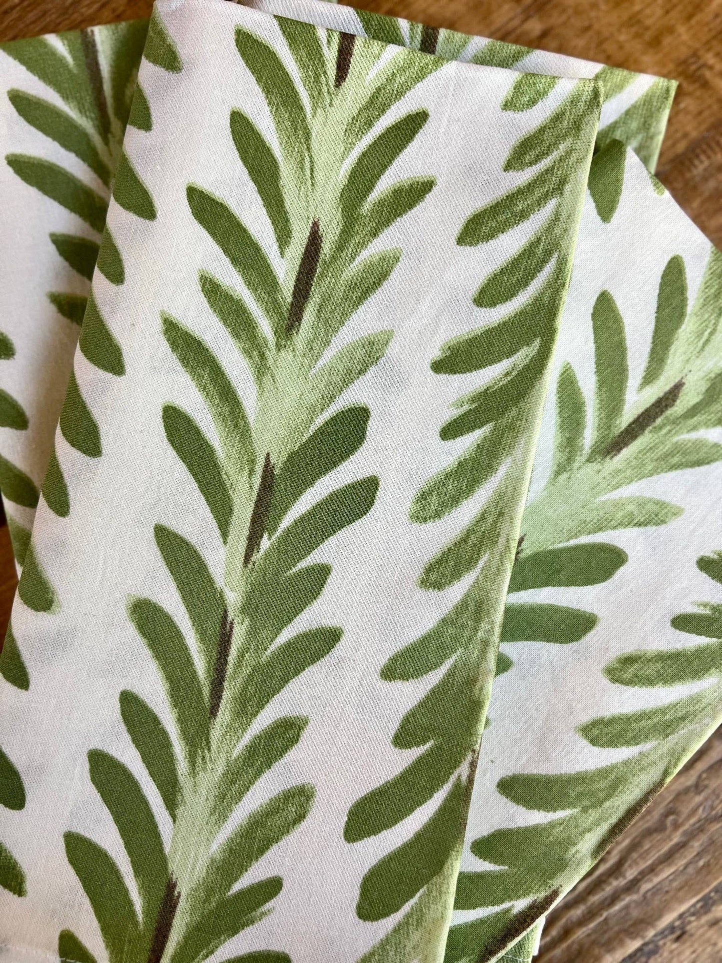 Moss Green Napkins - s/o 4