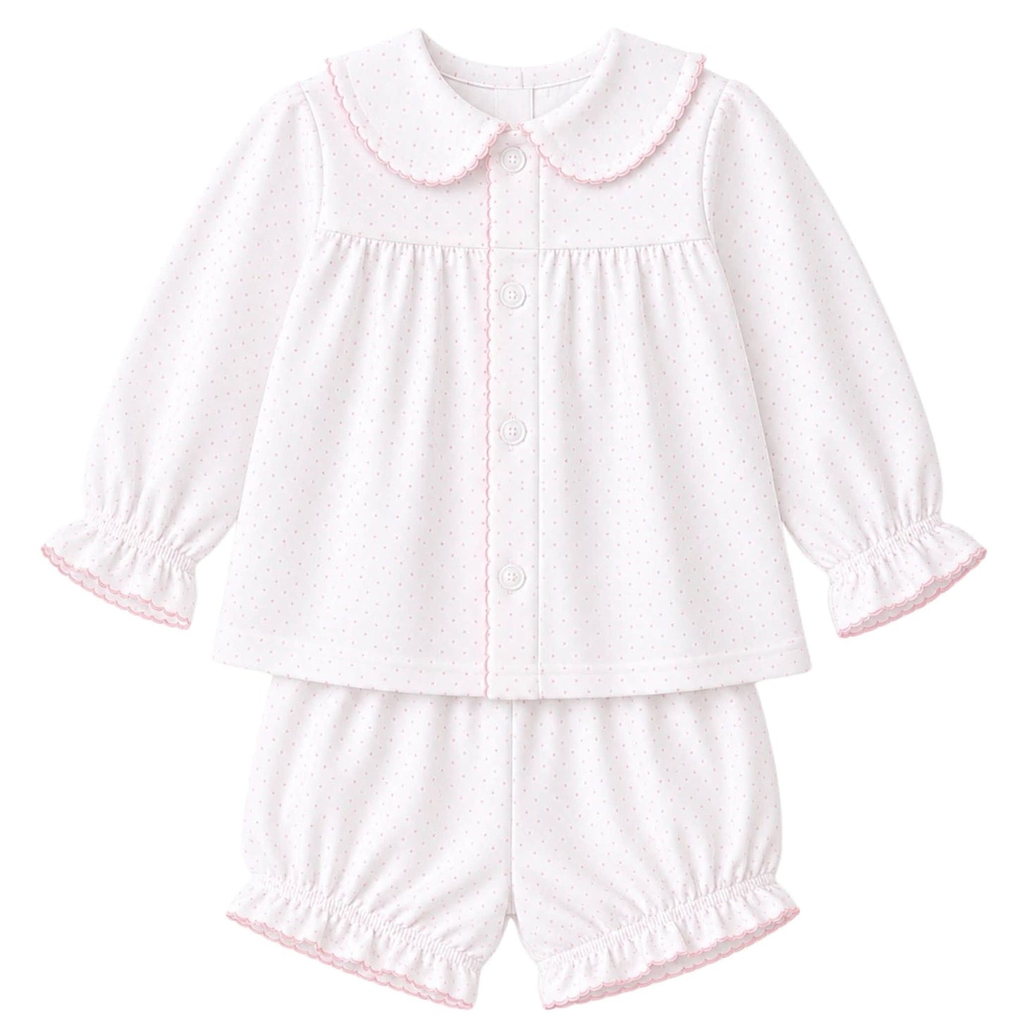 Bitty Dot Girls Bloomer Set - Dec TAT