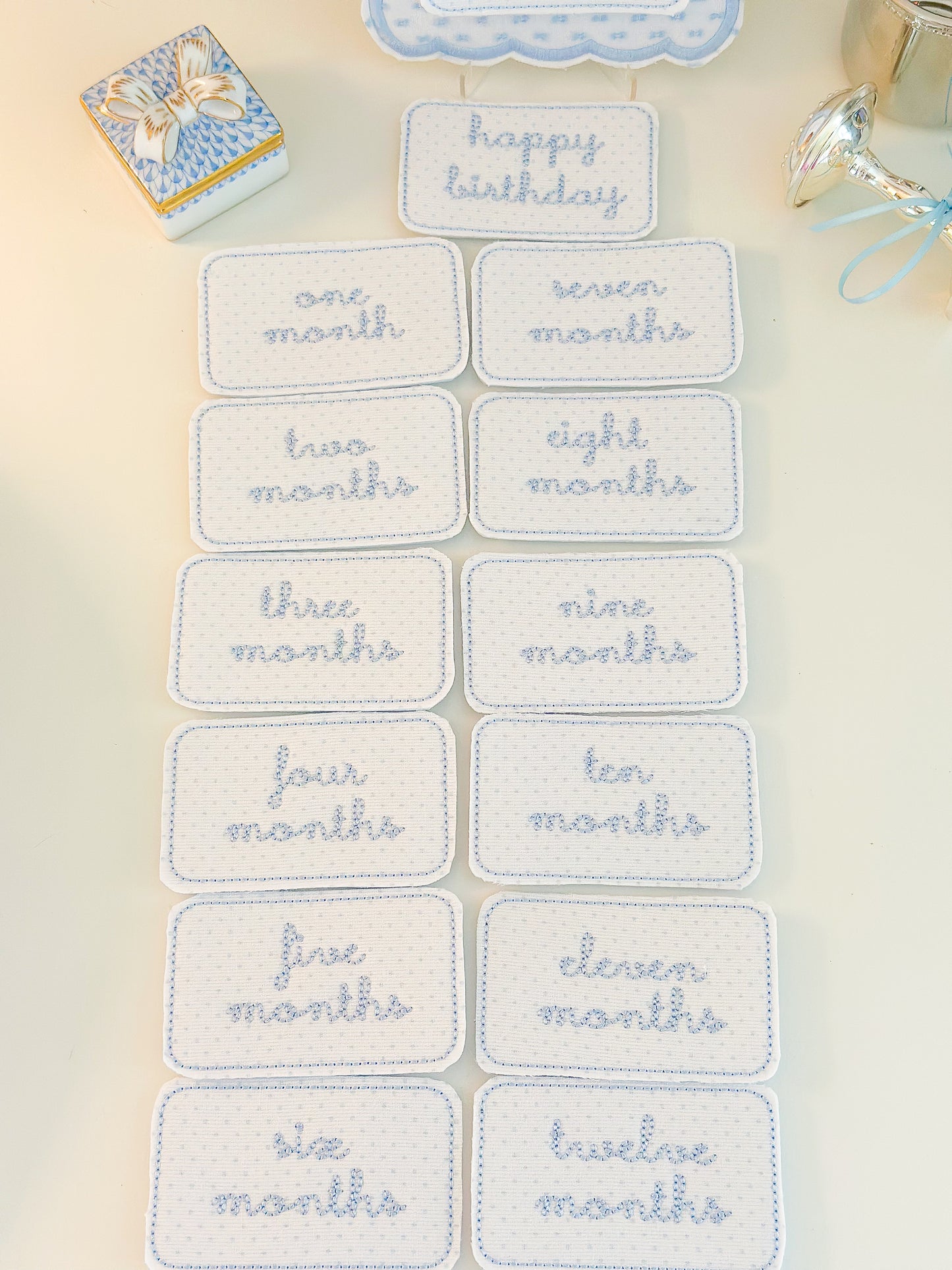 Monthly Milestone Cards