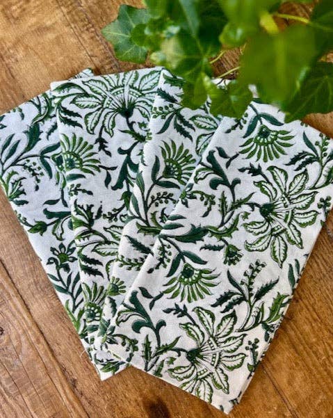 Pine Green Napkins s/o 4