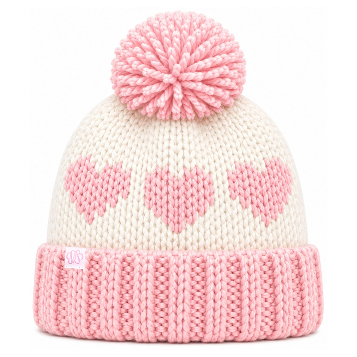 Heart Bobble Hat
