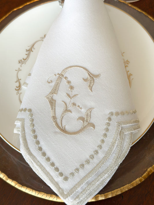 Scallop & Dots Napkins s/o 4