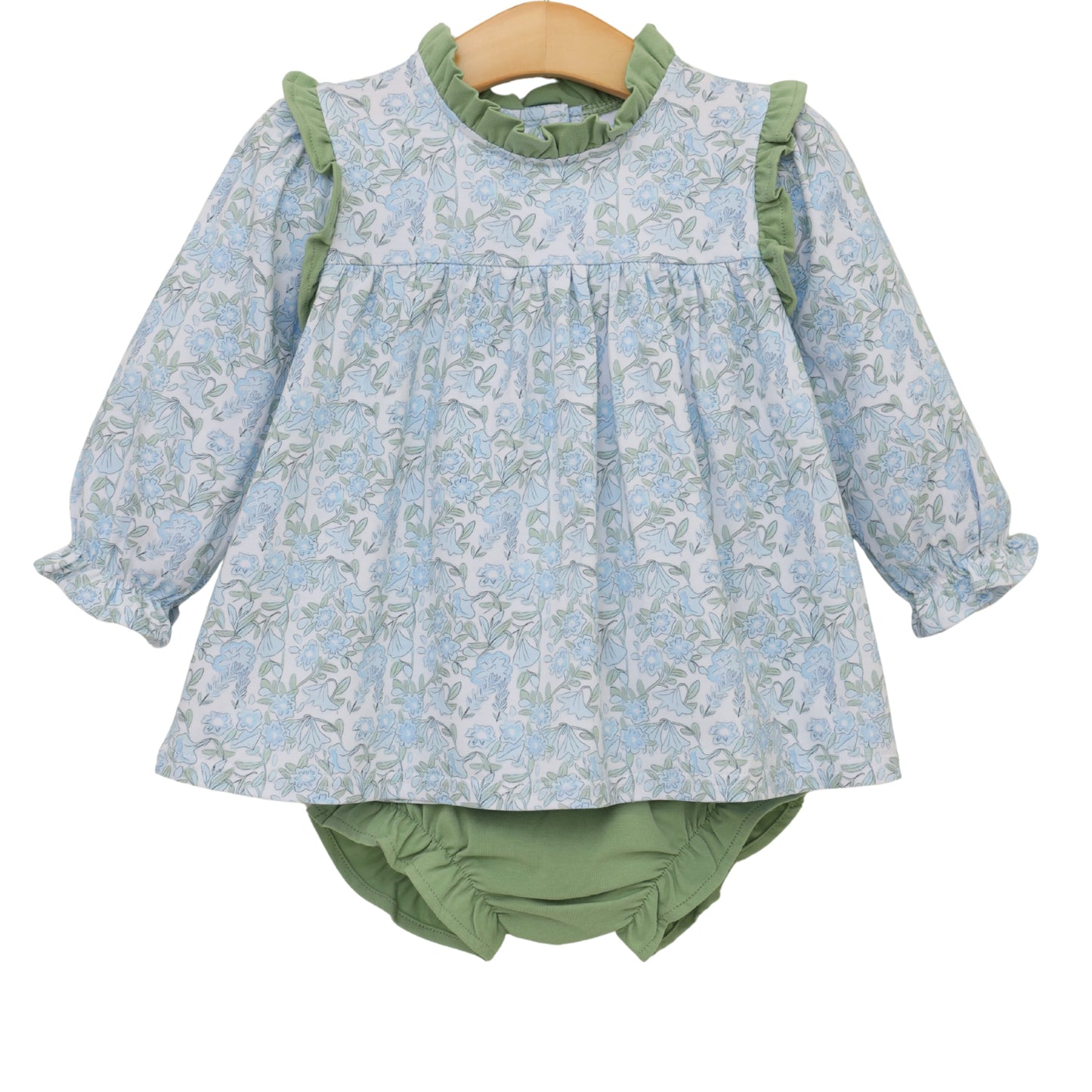 Jellybean Basin Floral Hallie Diaper Set