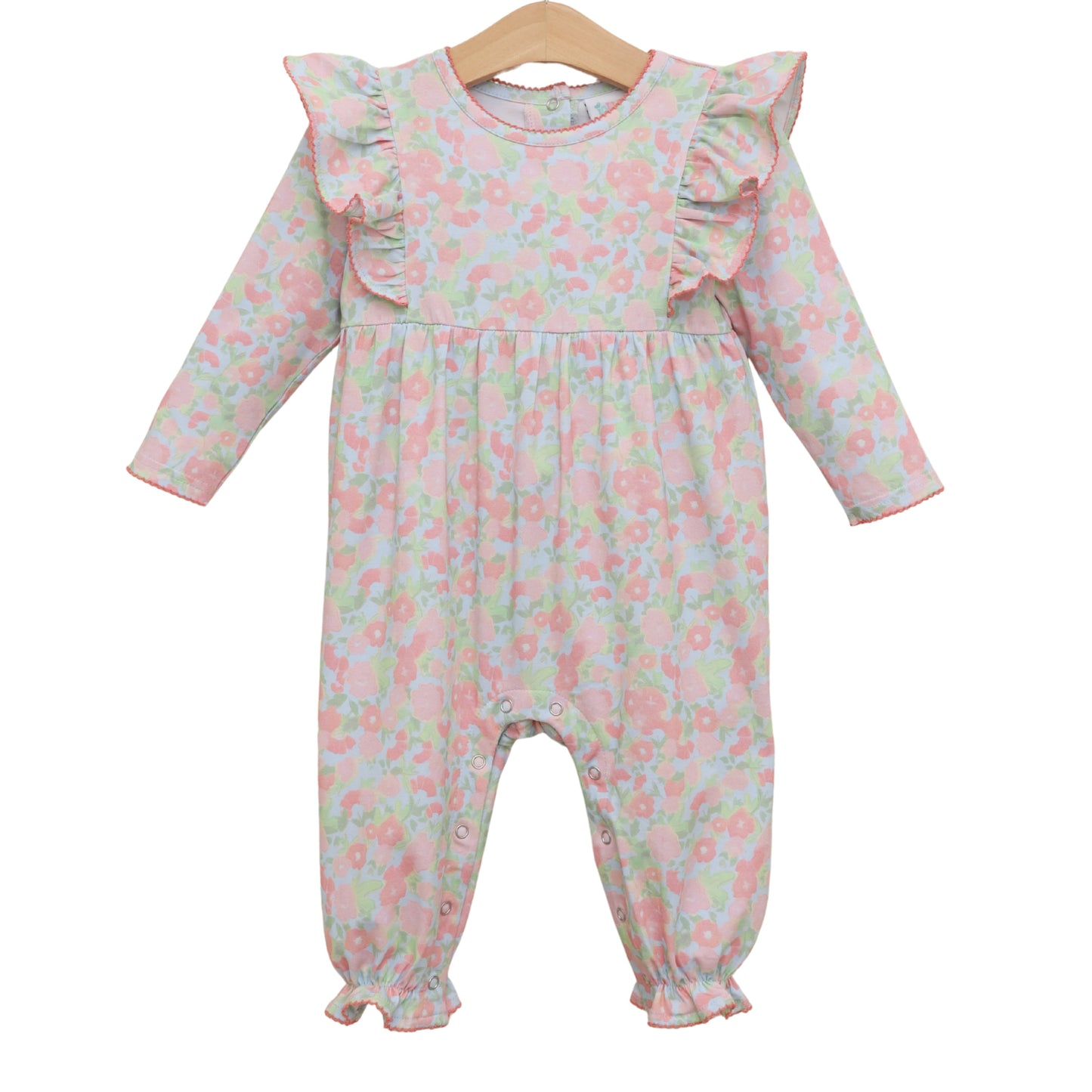 Jellybean Cottage Blooms Frances Romper
