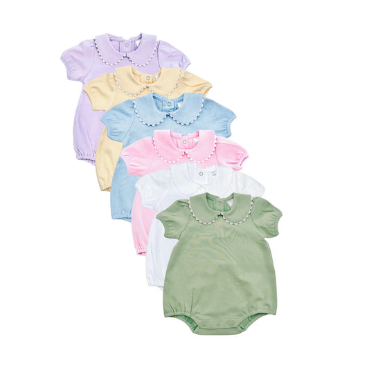 Ric Rac Trim Bubbles - short sleeve - 5/6 week TAT