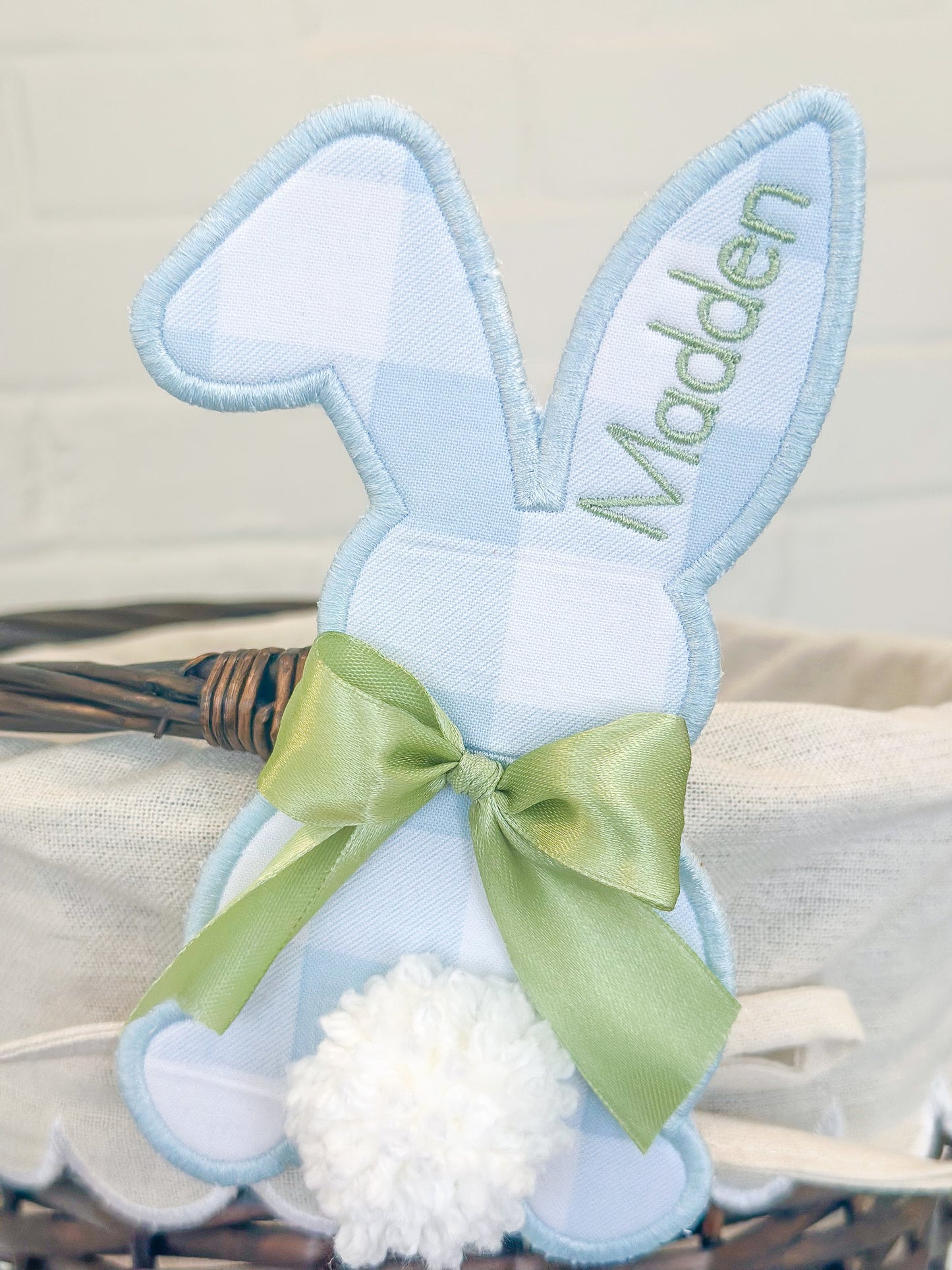 Bunny basket tags