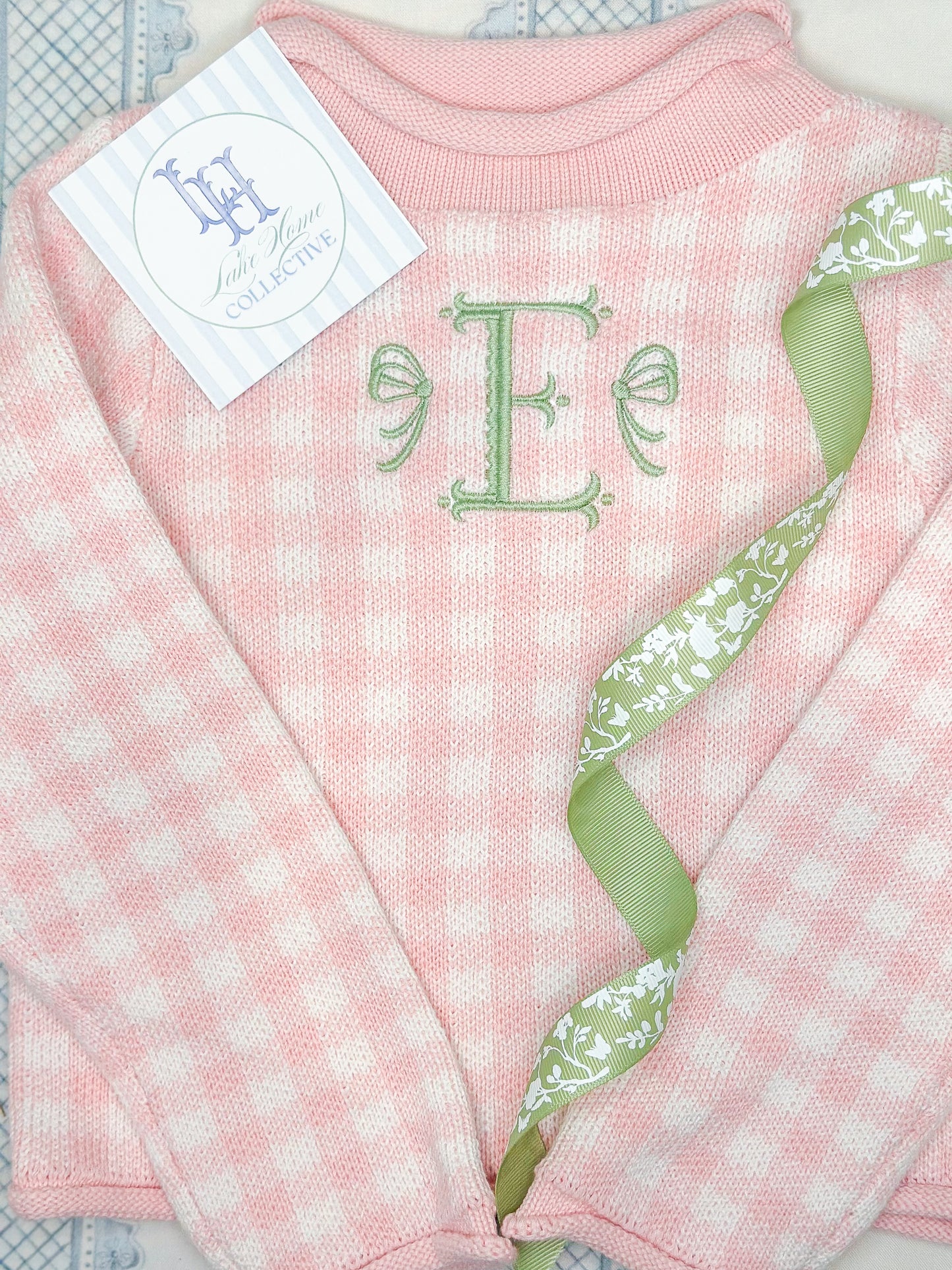 Gingham Rollneck Sweaters - late Oct TAT