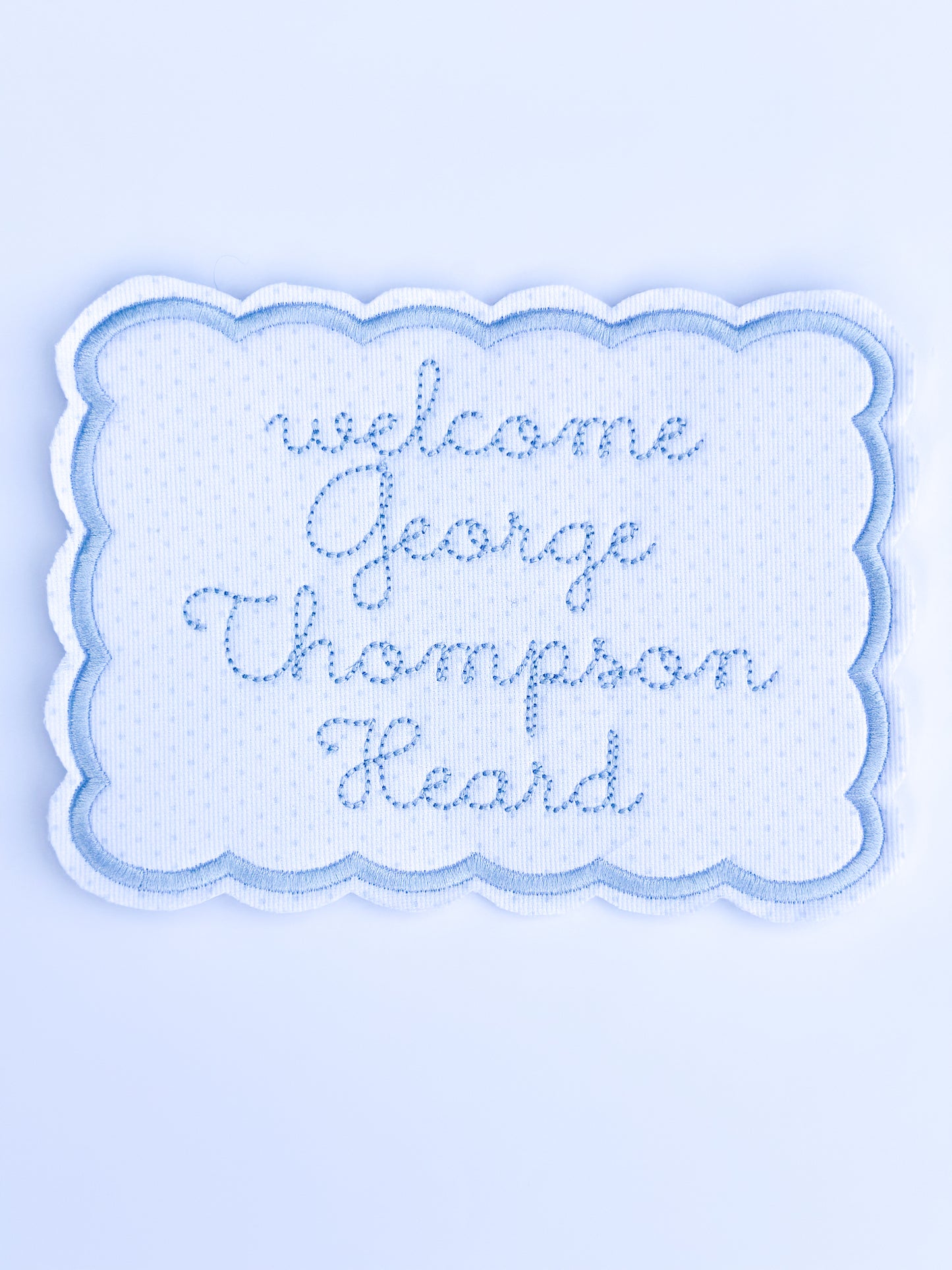 Bassinet Welcome Card