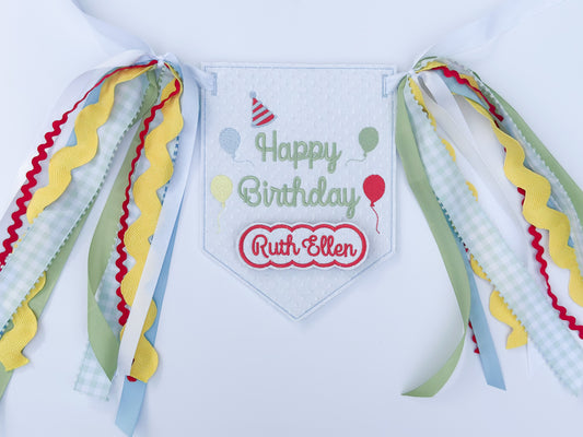 Interchangeable Birthday Banner