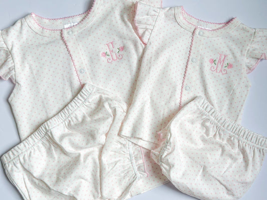 Pink Bitty Dot Set