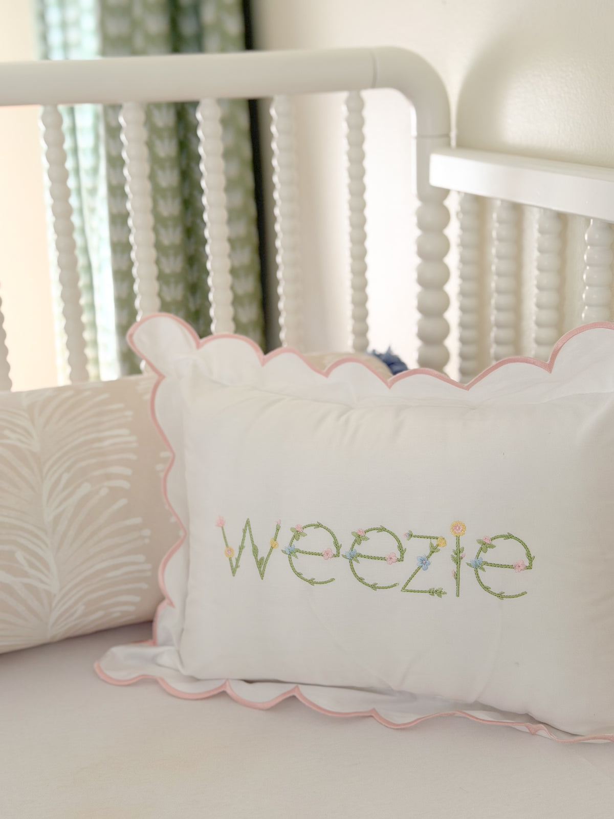 Scallop or Straight Edge Piped Pillowcase