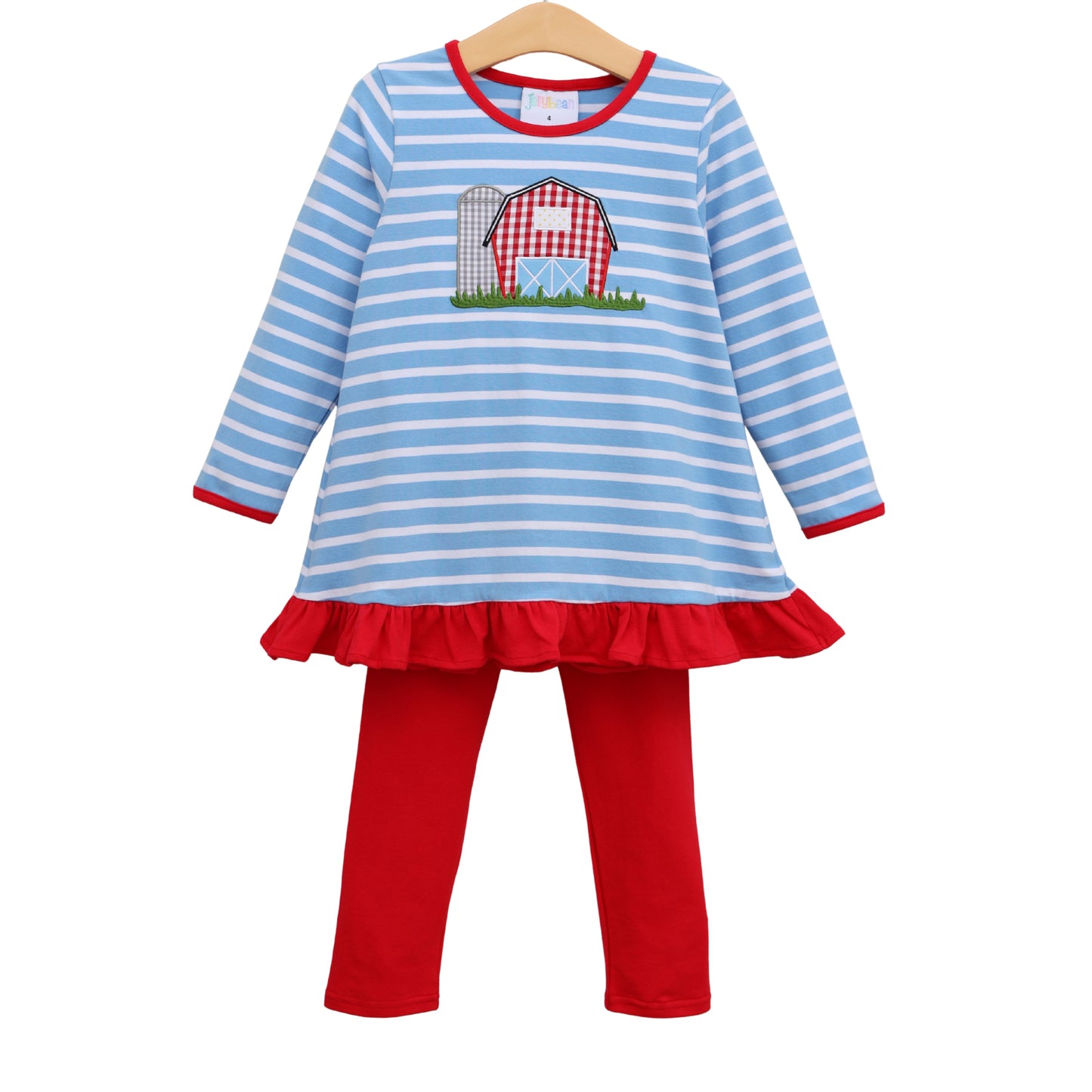 Jellybean On The Farm Ruffle Pant Set
