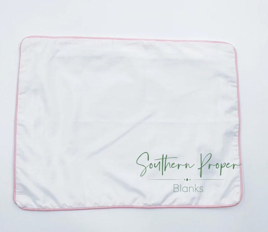 Scallop or Straight Edge Piped Pillowcase