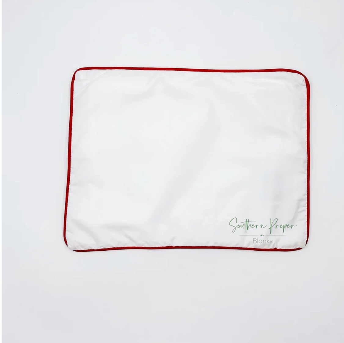 Scallop or Straight Edge Piped Pillowcase