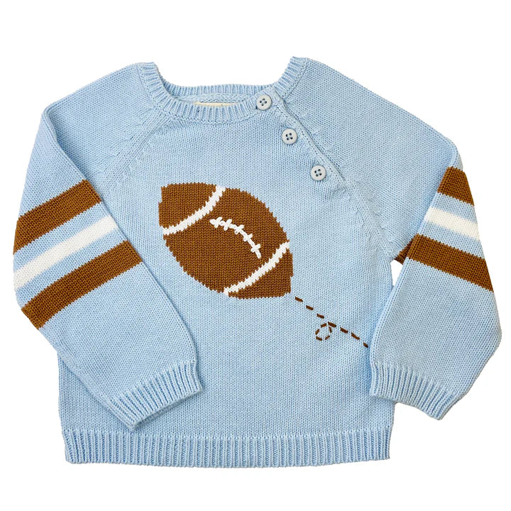 Blue Football Sweater