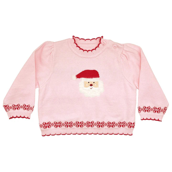 Pink Santa Sweater