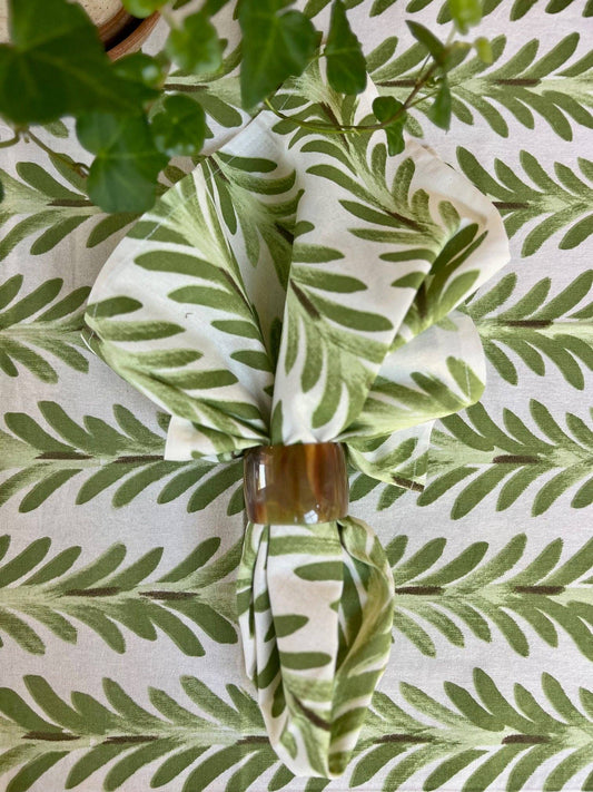 Moss Green Napkins - s/o 4